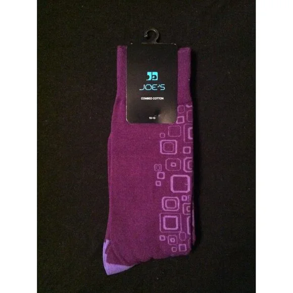 JOE'S MEN'S NEW 80%COMBED COTTON 17%POLYAMIDE DRESS SOCKS FIT SHOE SIZE:7-13 - Picture 3 of 3
